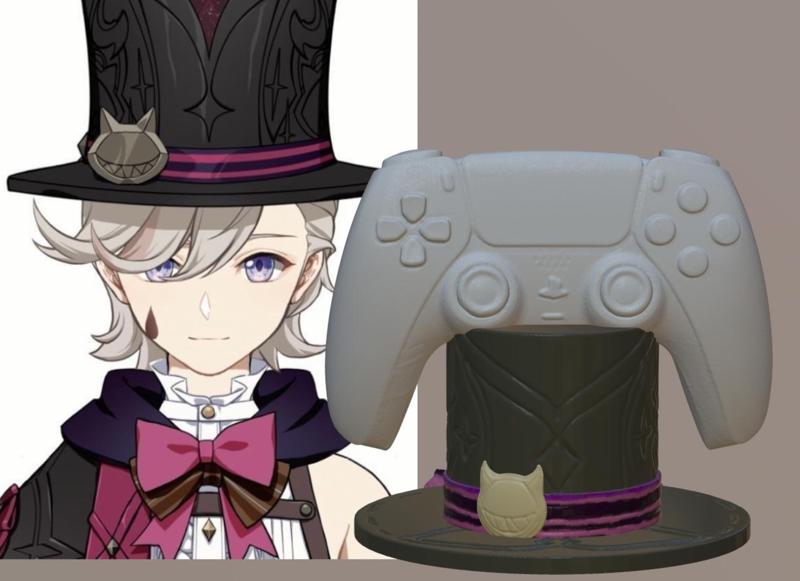 lyney Genshin Impact Holder Ps5 Controller