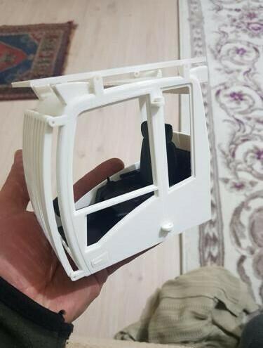 Rc cat excavator cabin