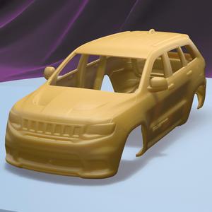JEEP GRAND CHEROKEE TRACKHAWK 2018  (1/24) Printable Car Body