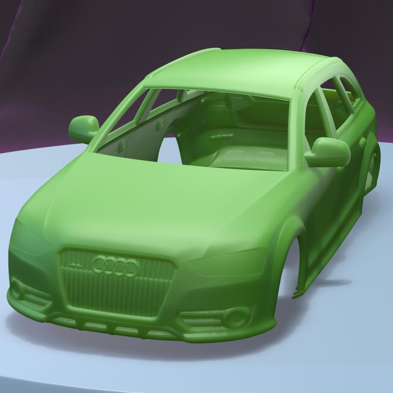 AUDI A4 ALLROAD 2013 (1/24) printable car body