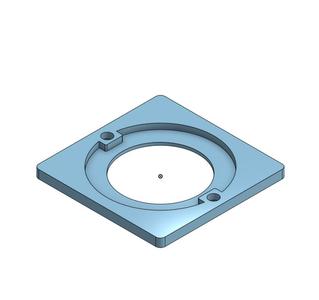 Noga magnetic base faceplate
