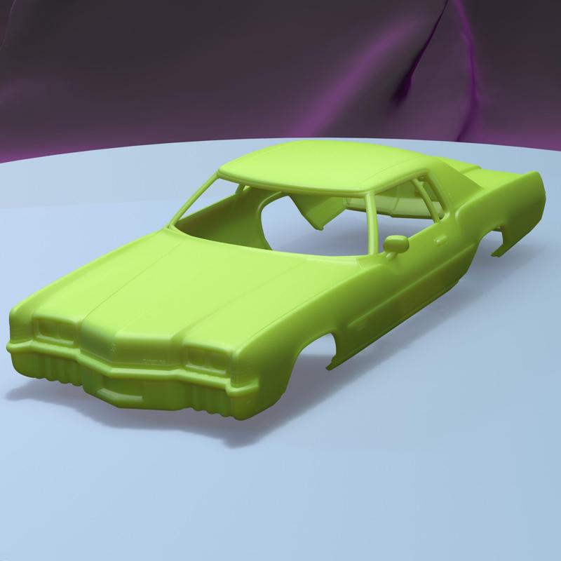 OLDSMOBILE TORONADO Y57 1972  (1/24) printable car body