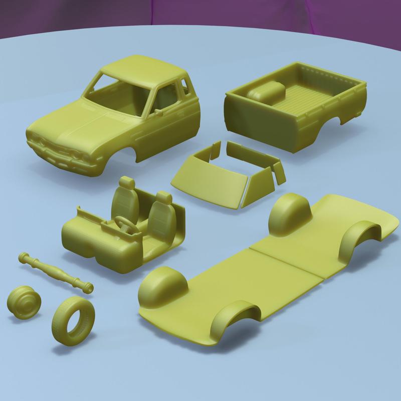 Datsun 620 KingCab 1977  (1/24)  printable car Kit