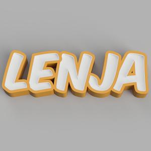 NAMELED LENJA - LED LAMP WITH NAME