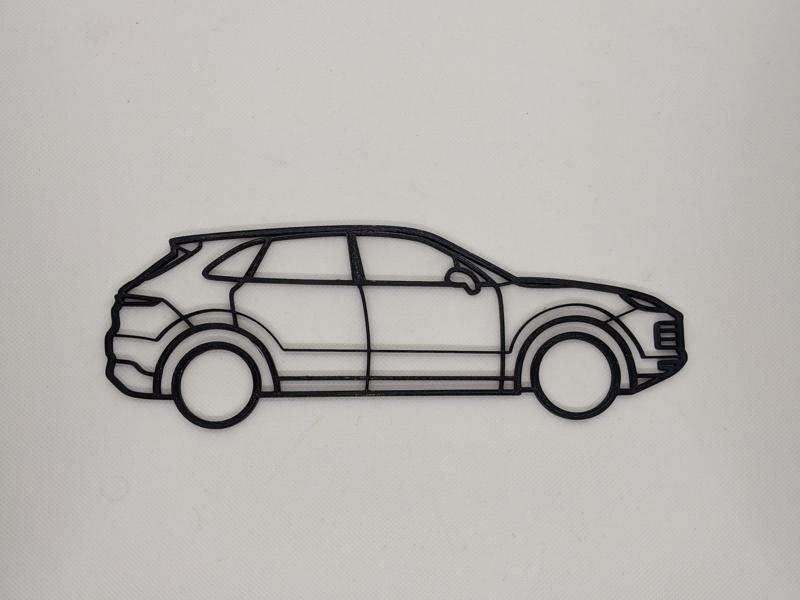 Wall decoration Porsche Cayenne PO586