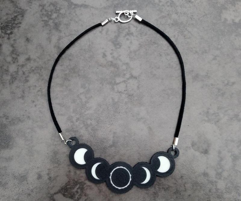 Glowing Solar Eclipse Pendant