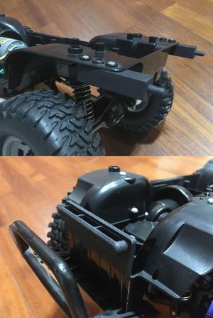 Lift body mount set for Tamiya CC-01 (15mm higher)