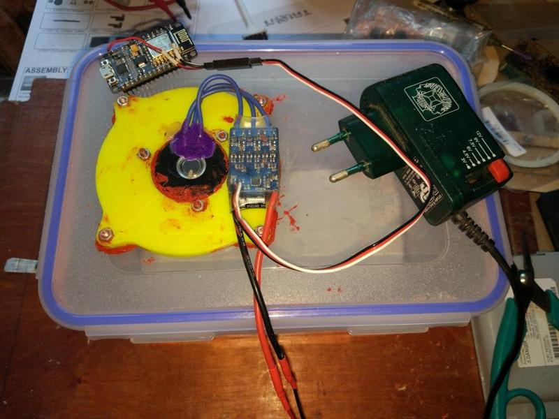 Storm in teacup (acetone bath)