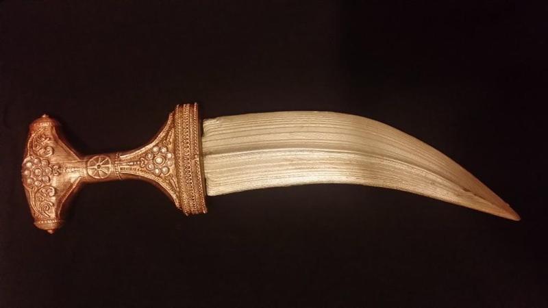 Jambiya Knive - Battlefield 1 (Lawrence of Arabia dagger)