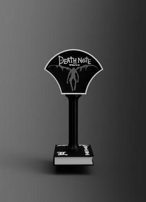 Headphone stand 3D model for 3D printing inspired by Death Note anime