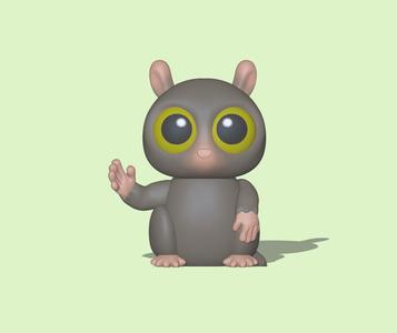 A cute Tarsier to decorate and play