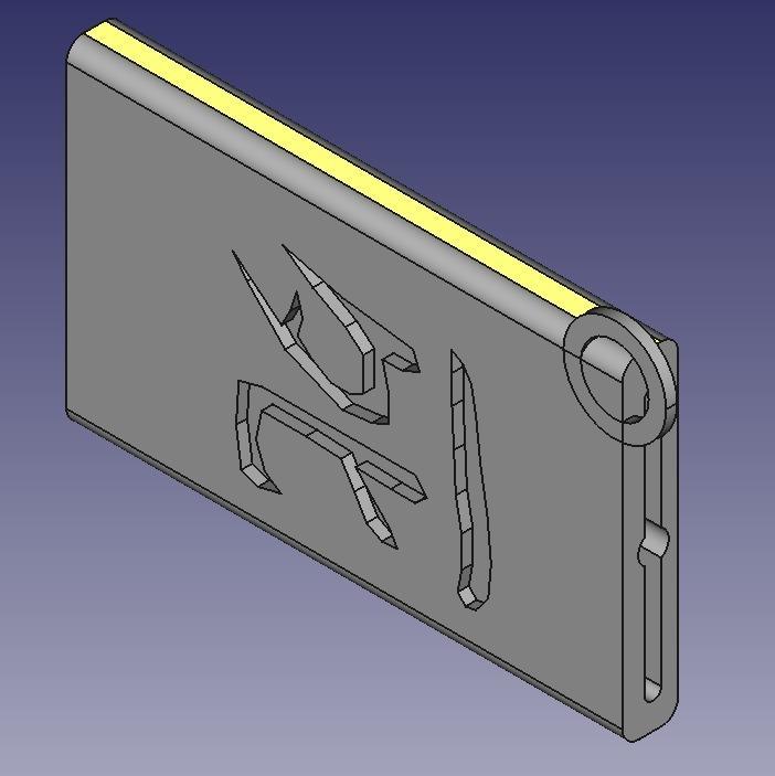 razor blade case  necklace 