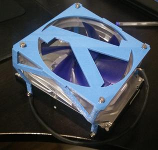 Simpe Hard Drive Fan Mount