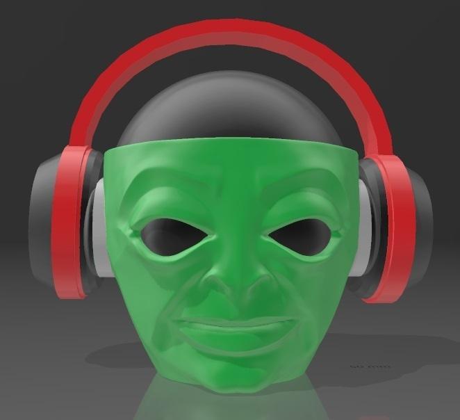 3 em 1 Porta trecos, Headphones /Headset e Suporte Alexa Echo Dot 4a e 5a Geração Alien Music