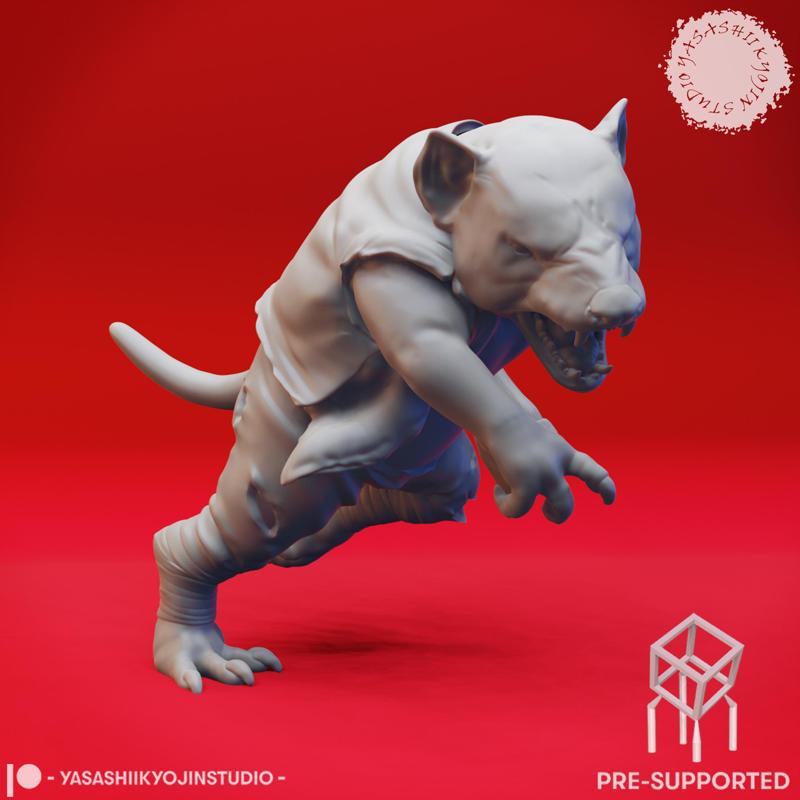 Tassie-folk Hatchet - Tabletop Miniature (Pre-Supported)