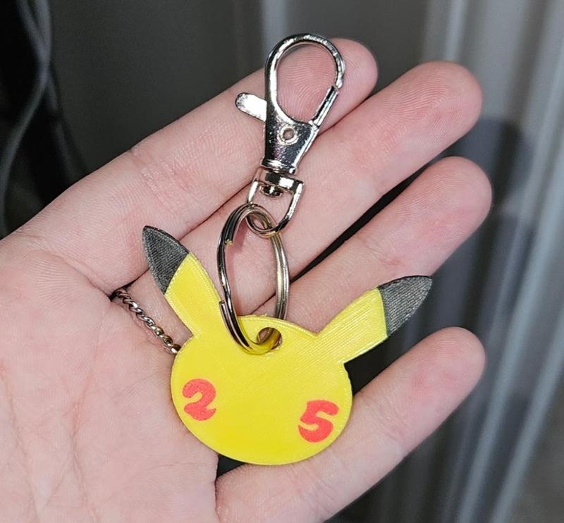 Pokemon Celebrations Logo Keyring for Binder