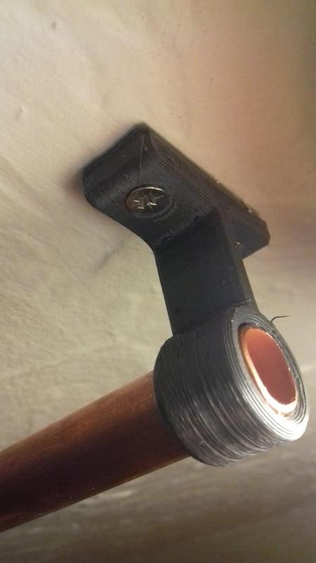 15mm (1/2 inch) copper pipe shower curtain 