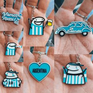 Flork Argentina World Cup Scaloneta Key Rings