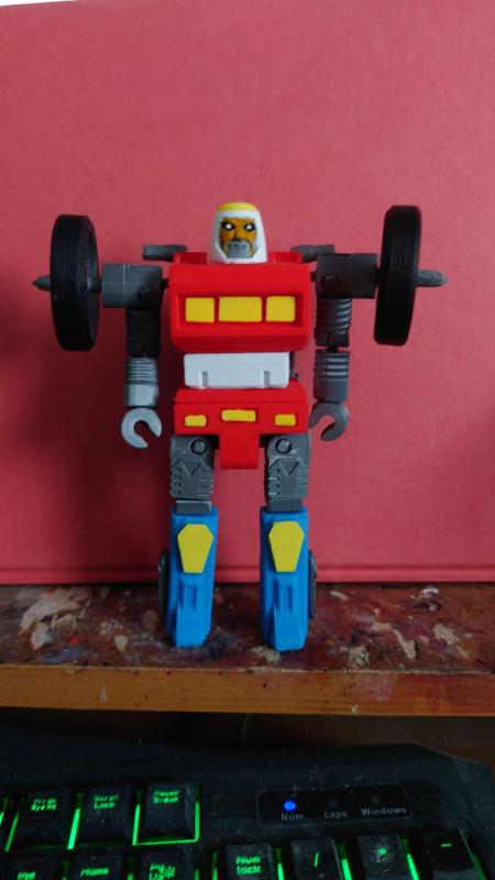 Transforming Robot Figure CYCLE-KILLER (Based on the Go-Bots character Cy-Kill)