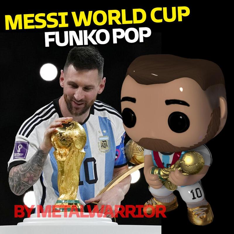 LIONEL MESSI FUNKO POP - ARGENTINA NATIONAL TEAM - WORLD CUP QATAR 2022