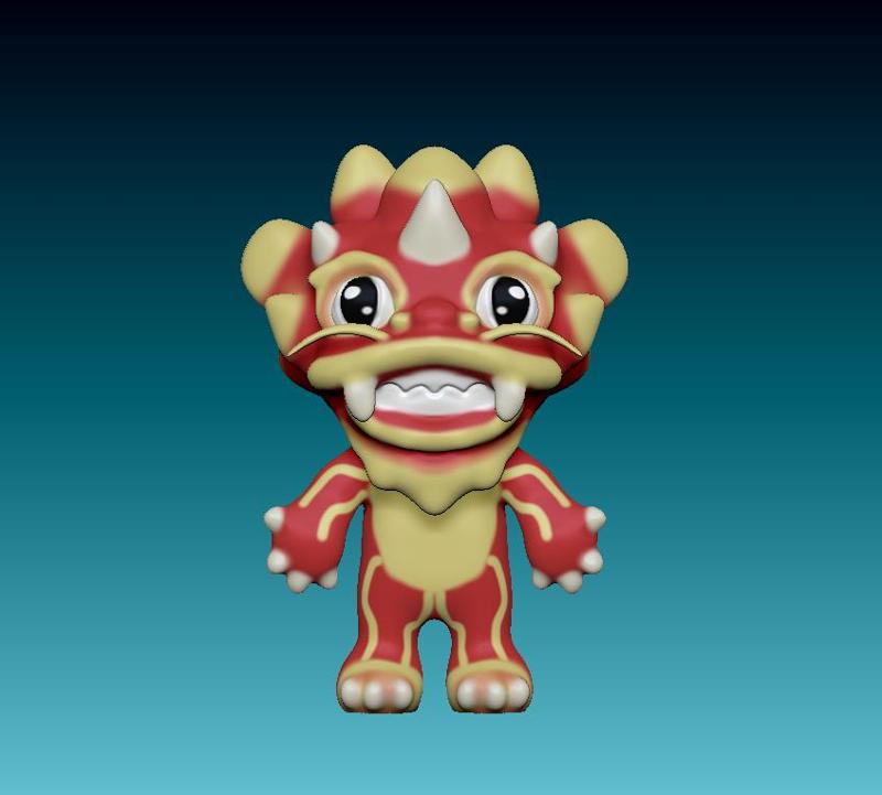 nian beast the Chinese dragon from stumble guys