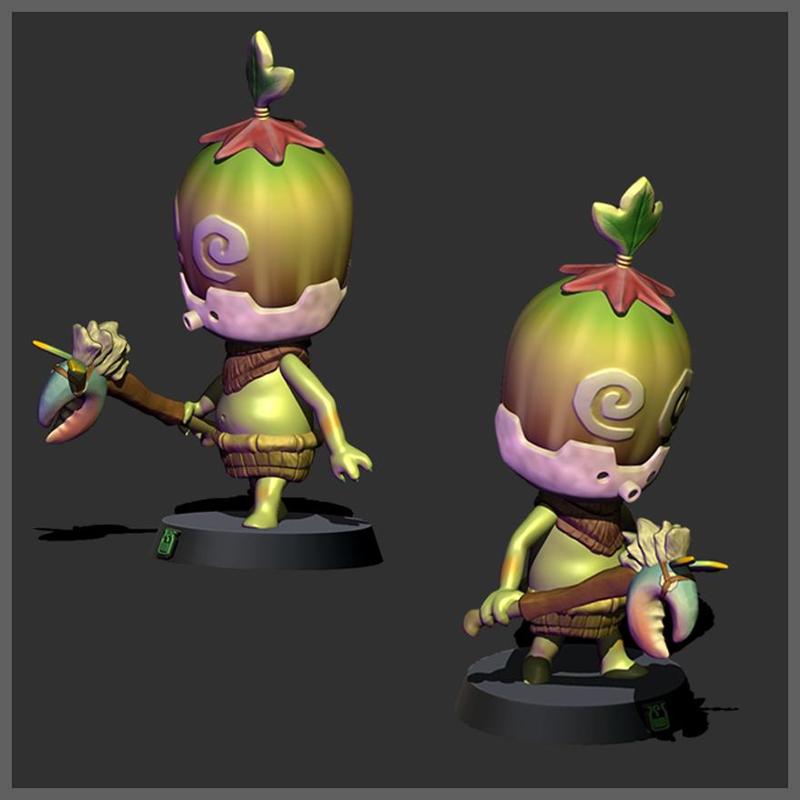 Monster Hunter Tri - Cha Cha - Young Shakalaka - Fanart 3D