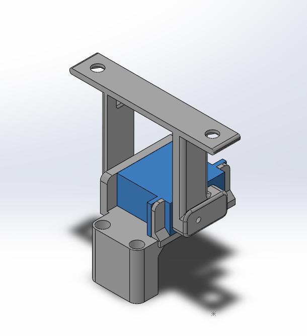 Antenna stabilizer servo. SMA connector