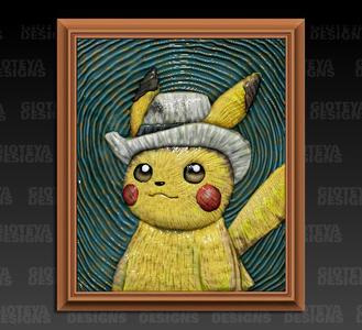 Pokemon Pikachu Van Gogh