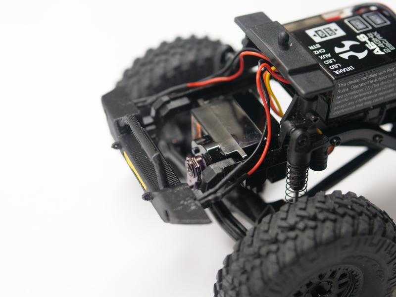 AXIAL Racing RC SCX24 - Wrangler Jeep - Servo holder for EMAX ES08MAII