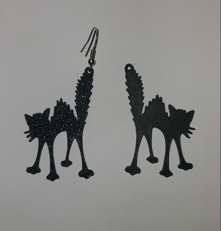 Black Cat earrings