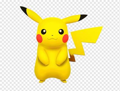 Pikachu pokemon lowpoly