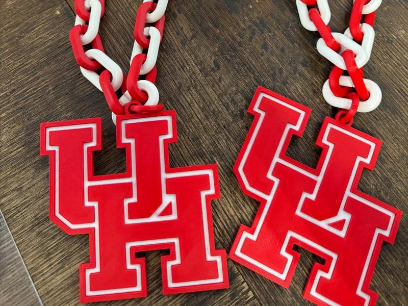 Houston Cougars Oversized Necklace 