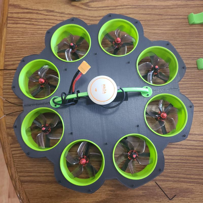 Mini Octocopter Using 3 inch props