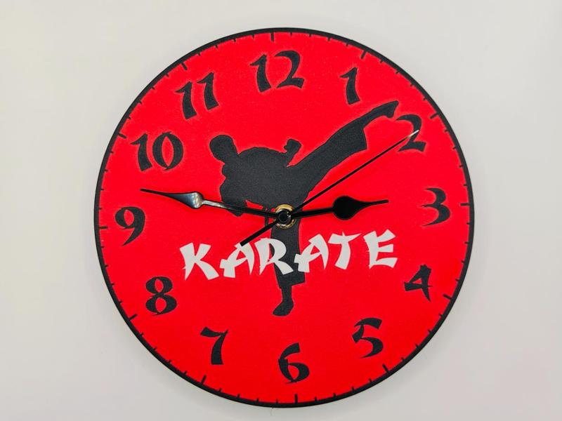 Karate Martial Art Clock