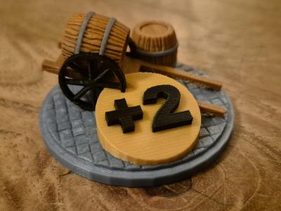 Longest Road Trophy - Settlers of Catan 3D - Color