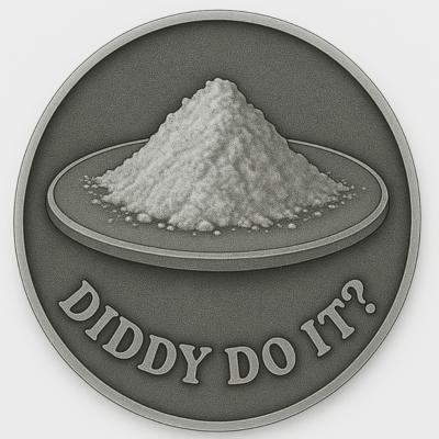 Diddy Do it? coin token wall art