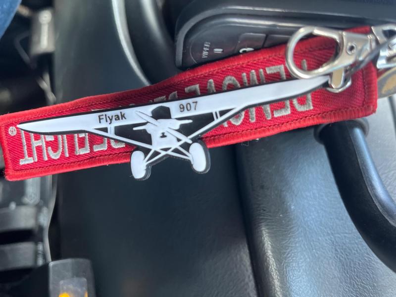 Alaska Bushplane keychain