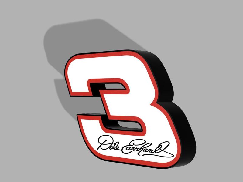 Dale Earnhardt LED Lightbox Sign