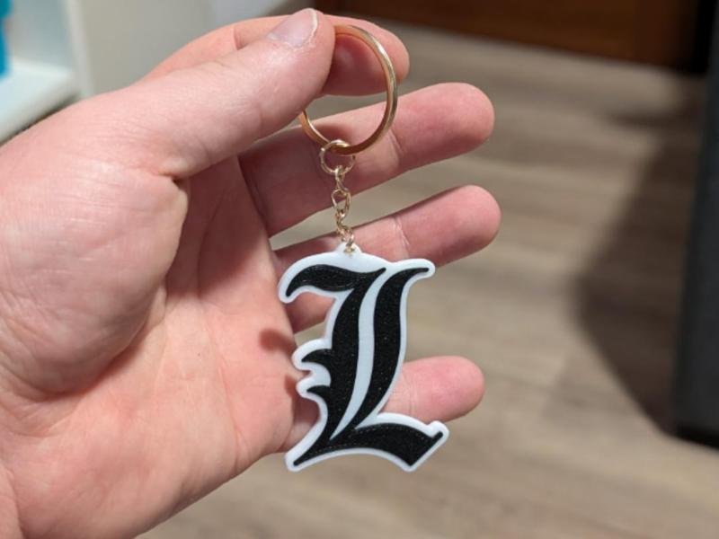 L death note keychain
