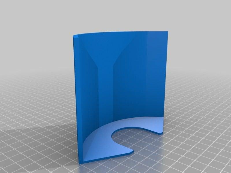 Stitch lithophane for a pendand light