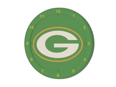 Green Bay Packers Clock Face