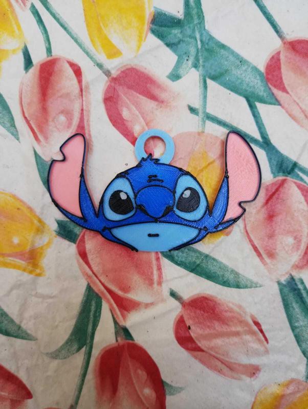 Lilo and Stitch Angela Ohana Disney Stitch Family Christmas keychain/ ornament