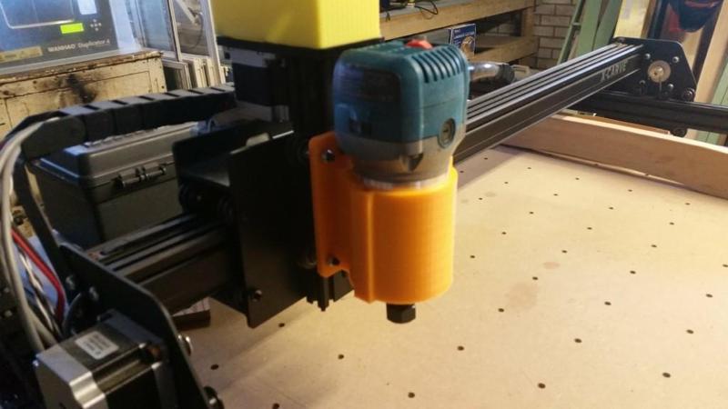 Spindle Mount for X-Carve (DeWalt D26200)