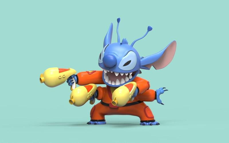 stitch alien figure