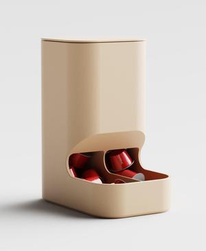 Coffee Capsule Holder - Clear Pattern - Nespresso Vertuo Dolce Gusto Pod Organizer