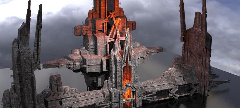 cyberpunk Dark Towers Kit bas