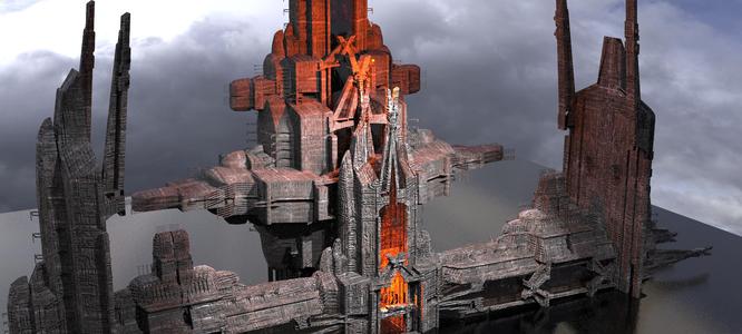 cyberpunk Dark Towers Kit bas