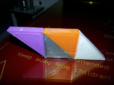 4 Extruder test piece