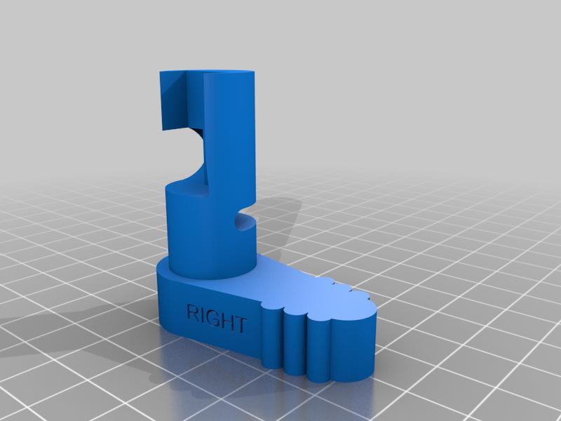 Straight lock table tennis support