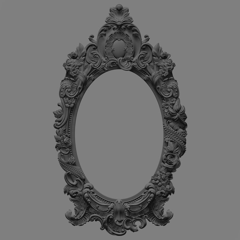 frame stl cnc design